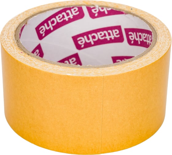 Изображение товара Двухсторонняя клейкая лента на тканевой основе Attache 50 мм х 10 м 131099