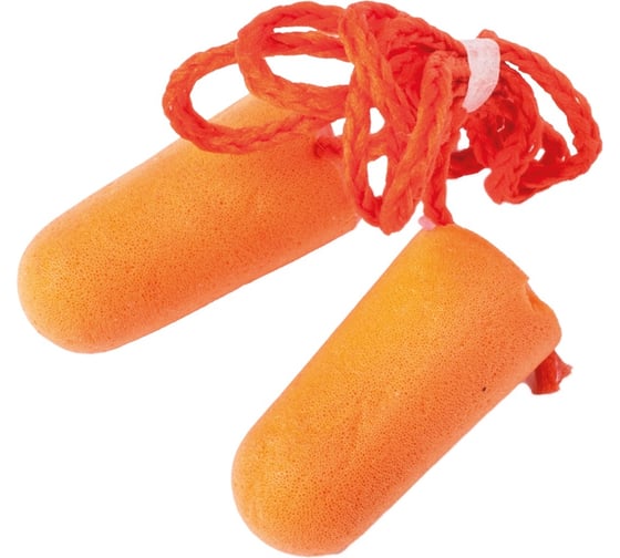 Изображение товара Беруши противошумные Jeta Safety 37 дБ с хлопковым шнурком JEM-237-C