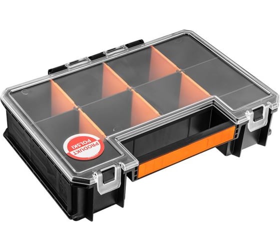 Изображение товара Модульный органайзер NEO Tools 6 съёмных перегородок, 27х18х6 см, modular system II 84-065