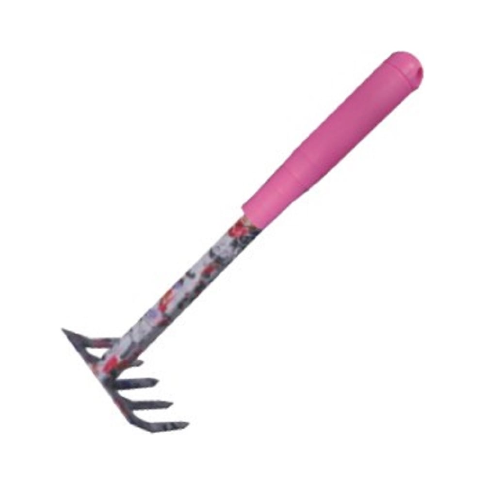 фото Малые грабли репка к_2502 gp с цветами 5-зубые 8992