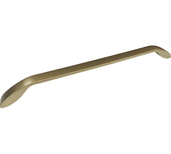 Изображение товара Ручка-скоба мебельная Trodos 9455 256мм сплав ЦАМ, сатиновое золото матовый, 303580