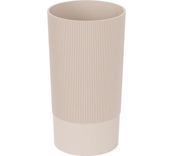 Изображение товара Ваза под срезку ЗПИ "Альтернатива" Версаль Д150мм, В280мм бежевый М8938