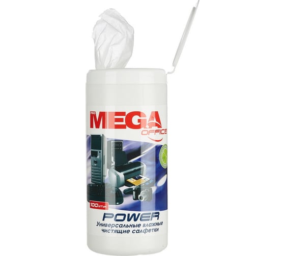 Изображение товара Чистящие салфетки Attache Selection Power , антибактериальные, антистатик, 100 шт 380972