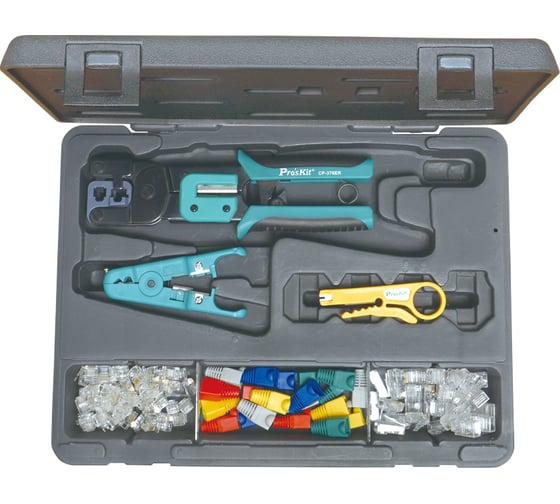 Изображение товара Набор инструментов для телекоммуникаций ProsKit 1PK-933 (аналог PK-9103) RJ45/11 С00037361