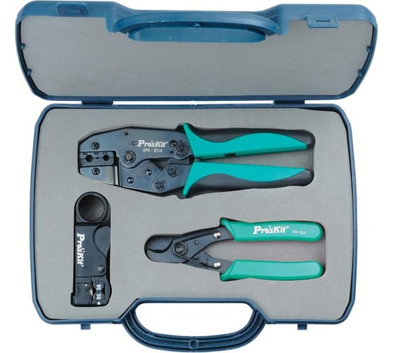 Изображение товара Набор инструментов для коаксильных кабелей ProsKit 6PK-3010 С00037166