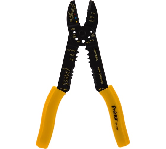 Изображение товара Клещи для резки/зачистки проводов, обжима клемм ProsKit 8PK-313B 235мм С00034901