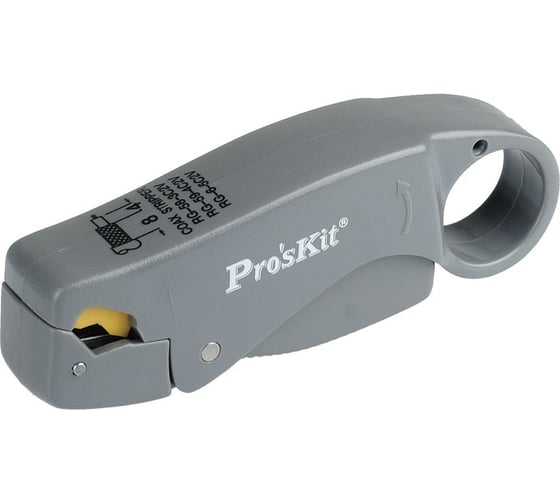 Изображение товара Вращающийся универсальный нож для зачистки коаксиальных кабелей ProsKit 6PK-322 С00035843