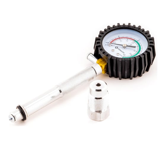 Изображение товара Дизельный компрессометр TopAuto манометр в резиновом чехле,блистер 11221