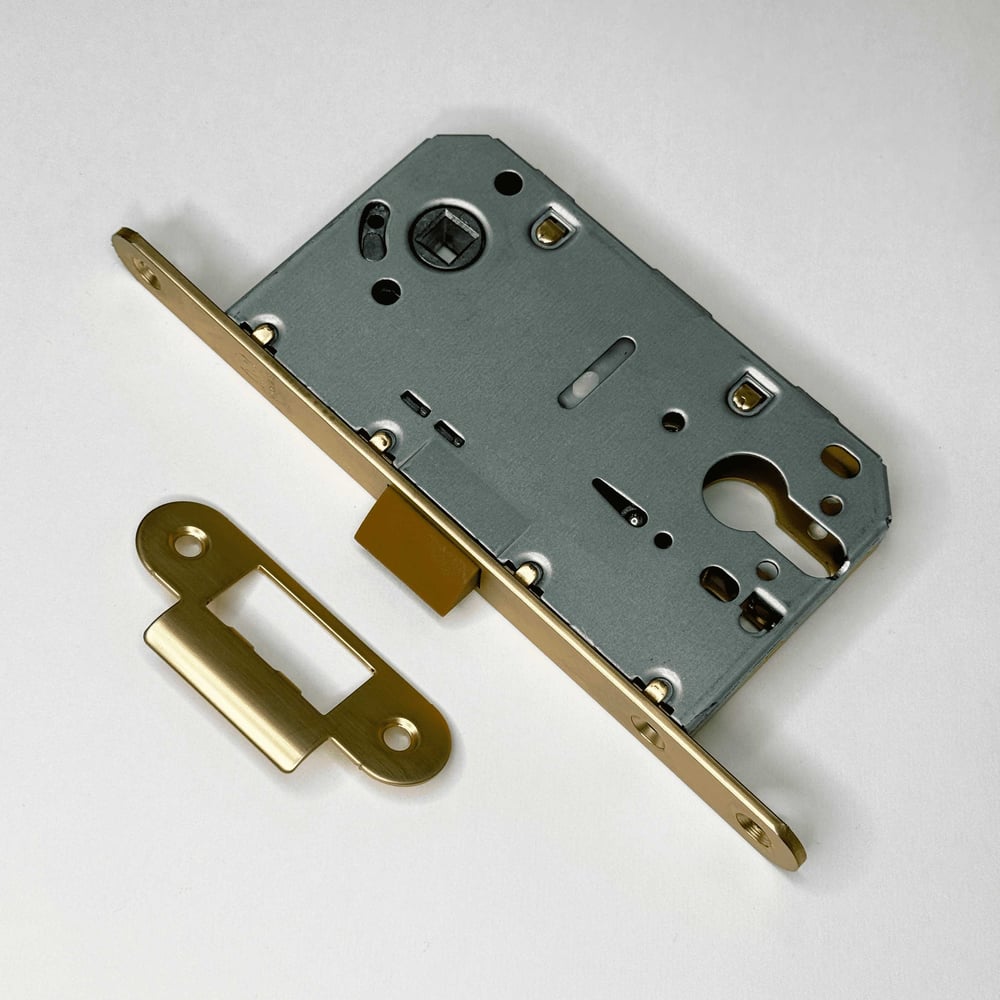 Изображение товара Защелка VETTORE 410 C-S KEVLAR SSG сатинированное золото межкомнатная дверь