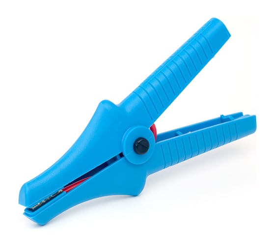 Изображение товара Изолированный зажим крокодил SONEL голубой K09 11 кВ WAKROBU32K09