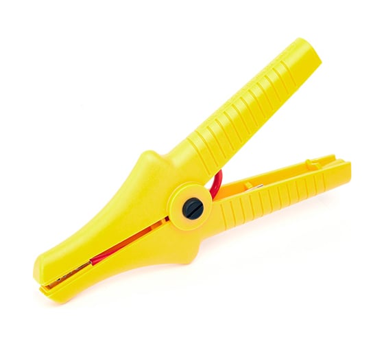 Изображение товара Изолированный зажим крокодил SONEL желтый K09 11 кВ WAKROYE32K09