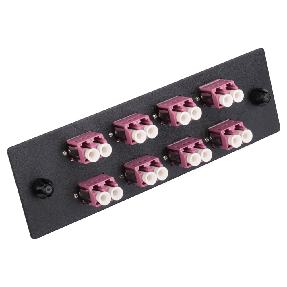 Изображение товара Адаптерная панель LANMASTER LAN-FOBM 8 дуплексных LC/OM4 для сетей