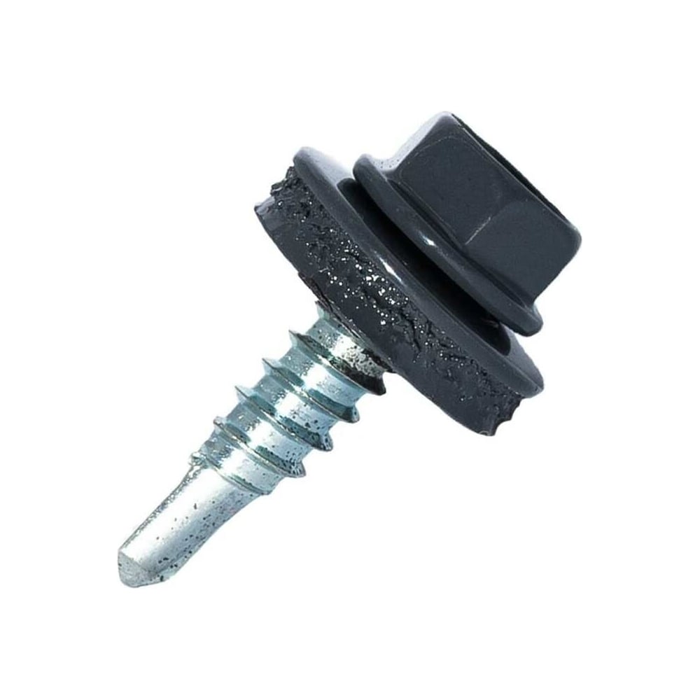 Изображение товара Саморез кровельный по дереву HARDWEX 4.8x19 мм RAL 7024, 250 шт