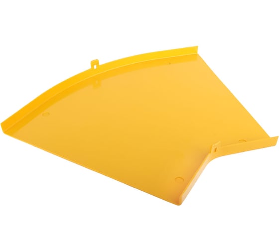 Изображение товара Крышка горизонтального поворота LANMASTER 45 оптического лотка 240 мм, желтая LAN-OT240-HC45C