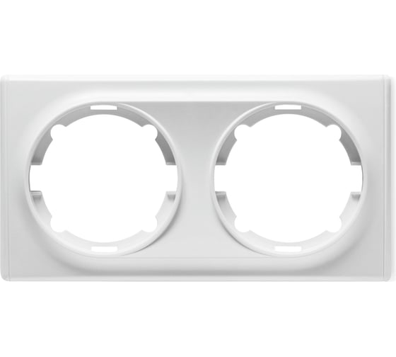Изображение товара Двойная рамка OneKeyElectro, цвет белый 1E52201300 2172783