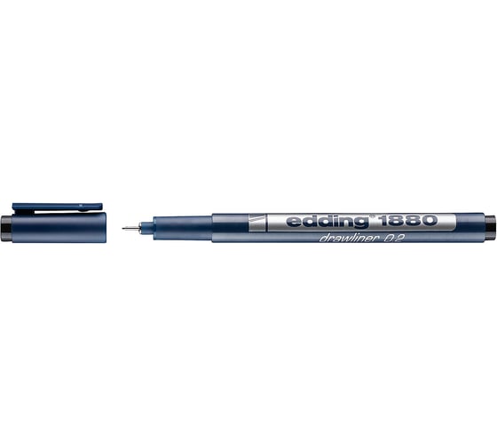 Изображение товара Ручка для черчения Edding drawliner черный 0,2, E-1880-0.2/1