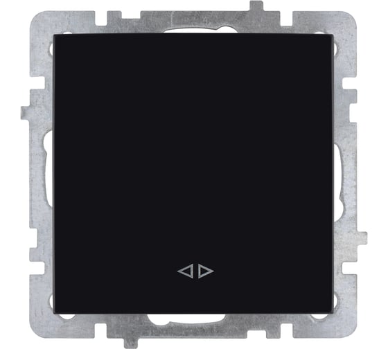 Изображение товара Механизм выключателя NILSON 1СП крестообразный черный Touran/Alegra metallic 24220410