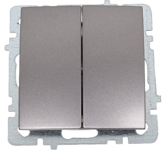 Изображение товара Механизм выключателя NILSON 2СП антрацит Touran/Alegra metallic 24160403