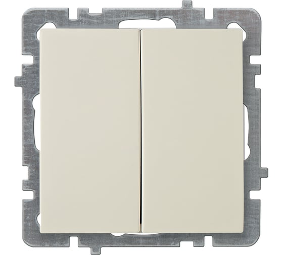 Изображение товара Выключатель Nilson 2-кл. СУ, TOURAN-ALEGRA-THOR, кремовый 24120403
