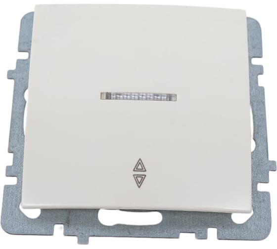 Изображение товара Выключатель Nilson 1-кл. СУ с подсветкой проходной , TOURAN-ALEGRA-THOR, кремовый 24120408