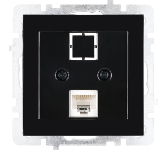 Изображение товара Механизм розетки NILSON 1СП комп черный Touran/Alegra 24220444