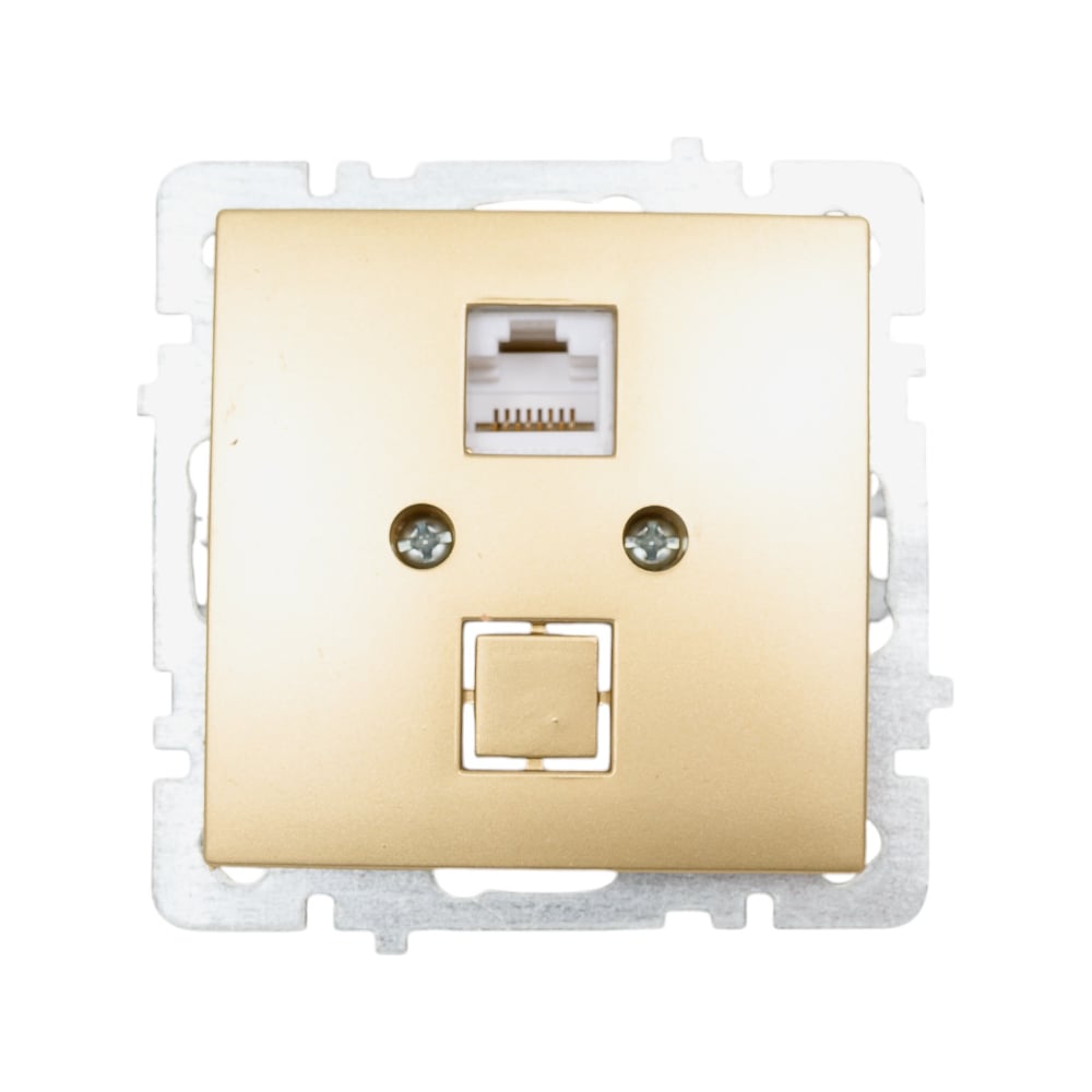 Изображение товара Механизм розетки NILSON 1СП комп золото TouranAlegra металлический