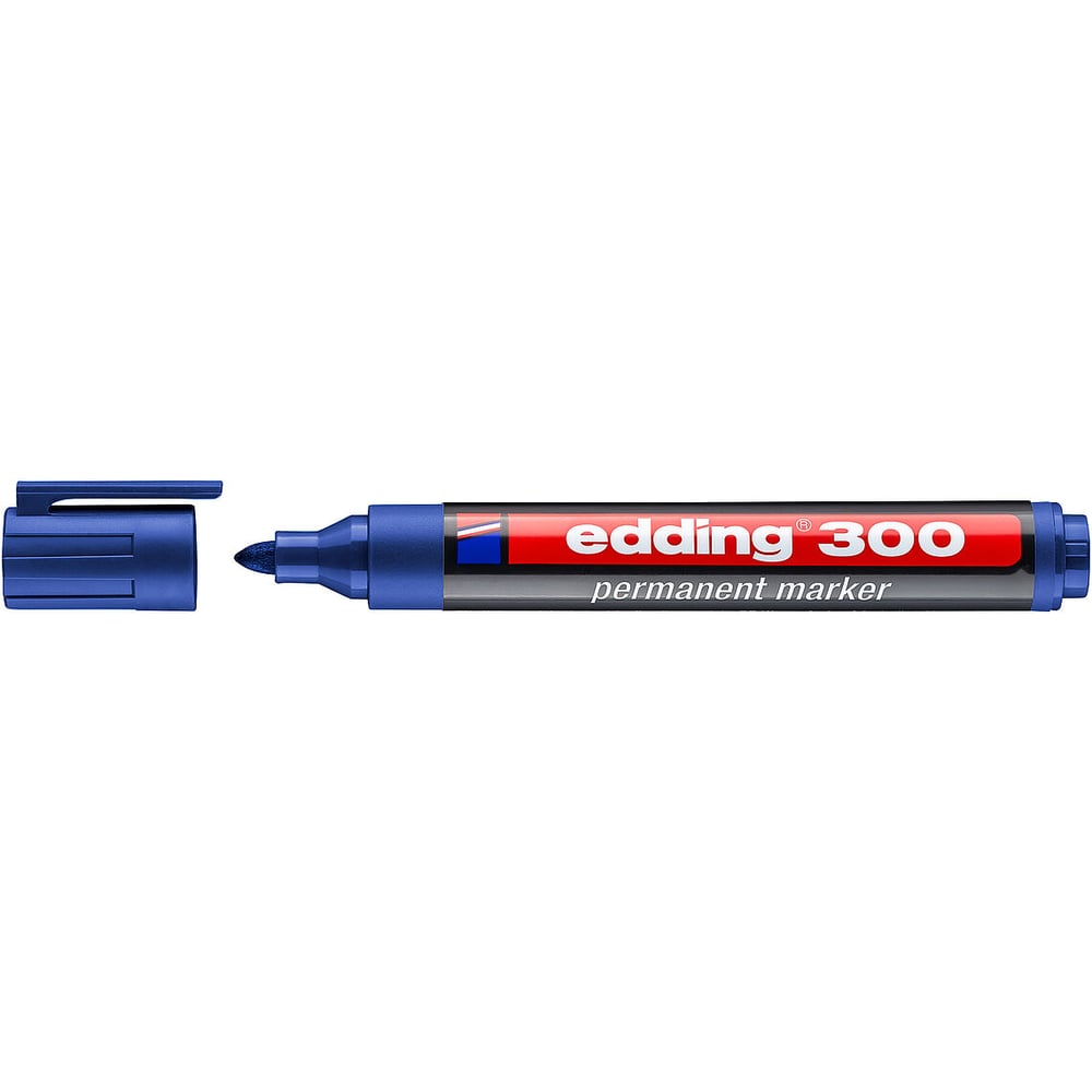 Перманентный маркер EDDING маркер декоративный лаковый edding 751 1 2 мм с круглым наконечником синий