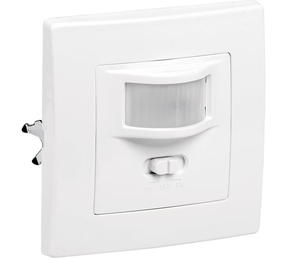 Изображение товара Датчик движения IEK ДД 030 белый 500Вт 160гр 9м IP20 LDD12-030-500-001