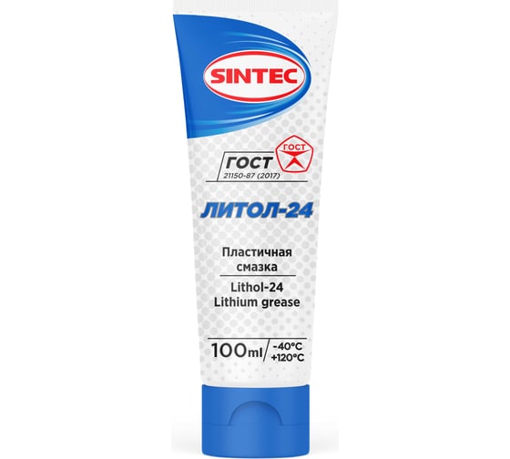 Изображение товара Смазка Литол 24 Sintec 100 мл Обнинскоргсинтез 631031