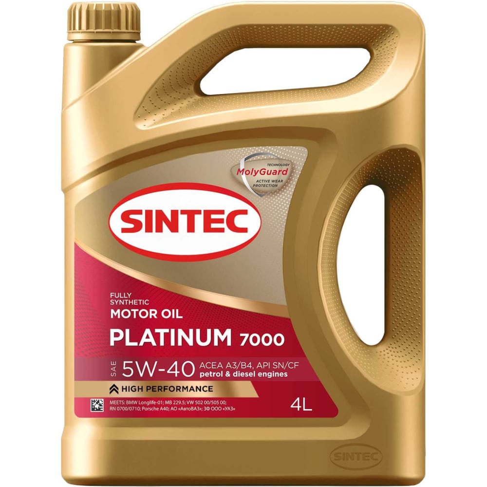 Синтетическое масло Sintec синтетическое масло sintec