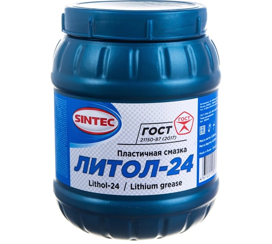 Изображение товара Смазка Литол 24 Sintec 800 г Обнинскоргсинтез 800401