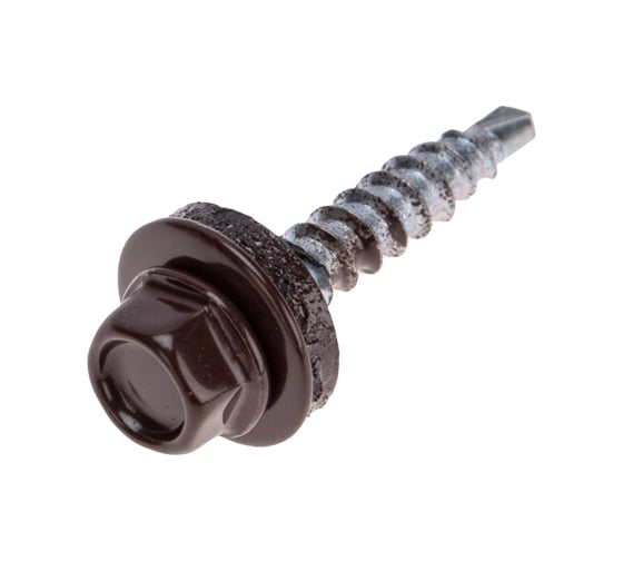 Изображение товара Кровельный саморез KRANZ 4,8x29мм, окрашенный RAL 8017, 250 шт. 1202-4829-3