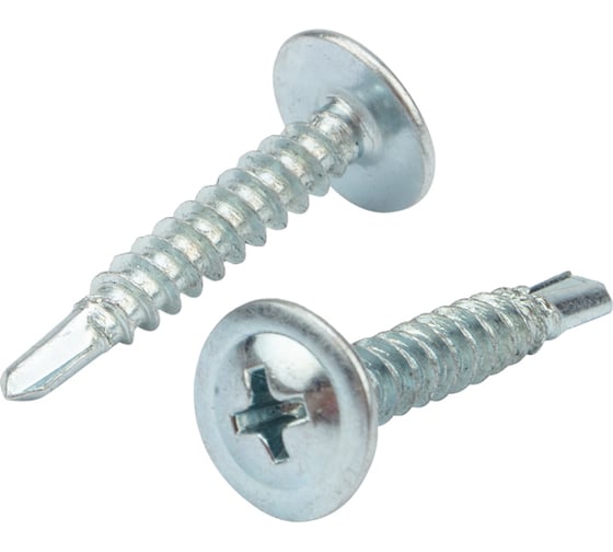 Изображение товара Саморез с прессшайбой ПШС KRANZ сверло 4,2x25мм, пакет (800 шт/уп) 1182-4225-2