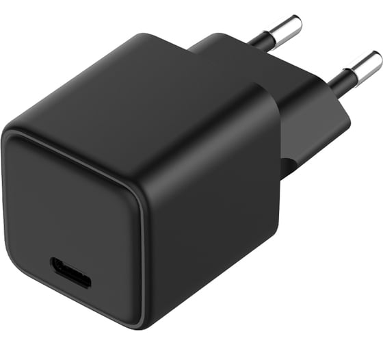Изображение товара Сетевое зарядное устройство с портом REXANT USB-C, 30Вт, черный GaN 18-2205
