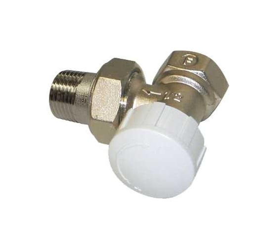 Изображение товара Клапан термостатический Hoobs с преднастройкой, угловой 3/4" HB-TSVSQ-340034