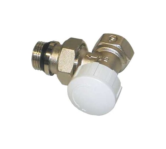 Изображение товара Клапан термостатический Hoobs с преднастройкой, угловой 1/2"х1/2"ЕК HB-156905840