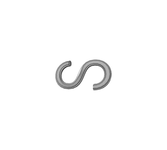 Изображение товара S-образный крючок SWFS М8 1шт. пакетик тов-111739