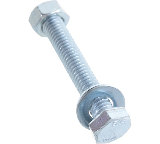 Изображение товара Болт НАКРЕПКО с гайкой и шайбами 6х40 75 шт. 108903