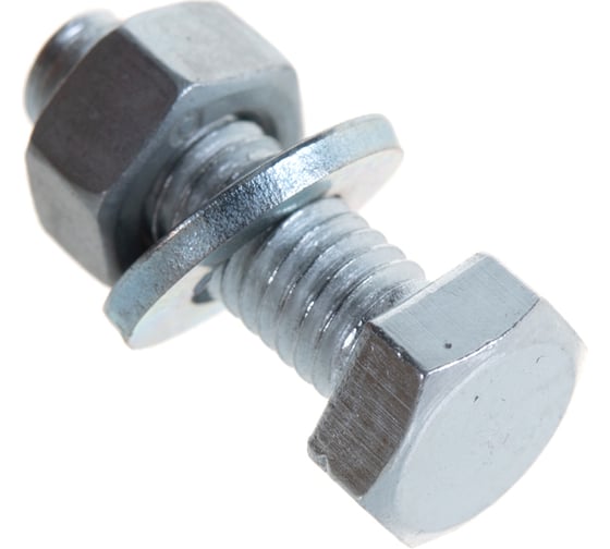 Изображение товара Болт НАКРЕПКО с гайкой и шайбами 6х20 150 шт. 108901