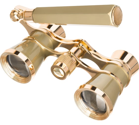 Изображение товара Театральный бинокль-лорнет Levenhuk Broadway 325E, золотистый 83056