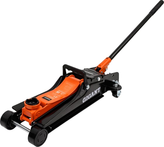 Изображение товара Гидравлический подкатной домкрат Gigant 2т низкий профиль, подхват-80мм, подъем-380мм, GSJL-2T