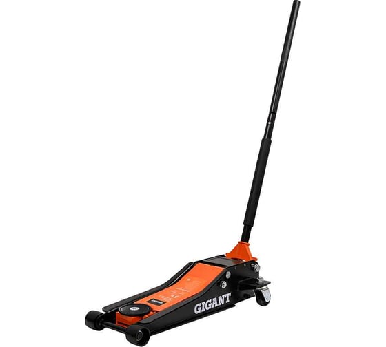 Изображение товара Гидравлический подкатной домкрат Gigant 3т низкий профиль, быстрый подъем, 2х цилиндровый, подхват-75мм, подъем-515мм, GSJL-3T