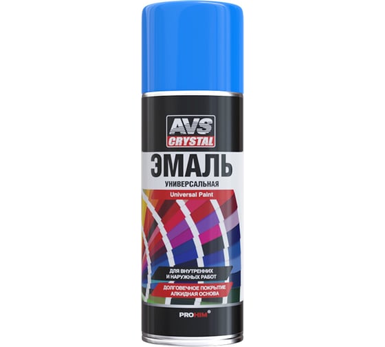 Изображение товара Эмаль универсальная алкидная Прохим "голубой" 520 мл (аэрозоль) AVS AVK-509 A07131S