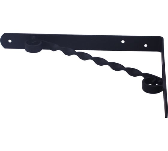 Изображение товара Кронштейн фигурный Дверной Страж 250x200 чёрный ДС74385