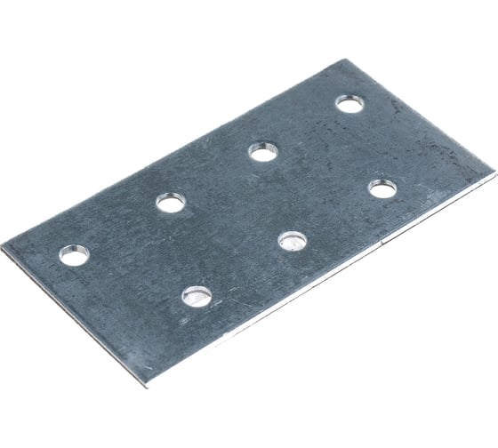 Изображение товара Крепежная пластина НАКРЕПКО 80х40х1,5 мм оцинк 12001