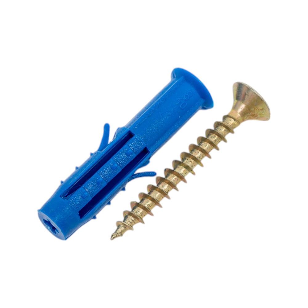 Изображение товара Дюбель с шурупом НАКРЕПКО 8х40 8шт надежный крепеж для строительных работ