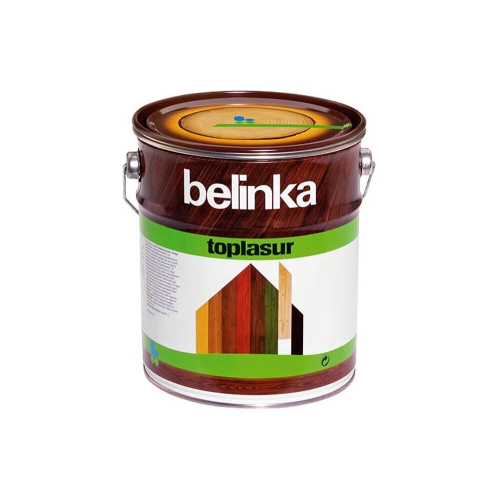 Лазурное покрытие для защиты древесины Belinka, цвет ориентально-оранжевый