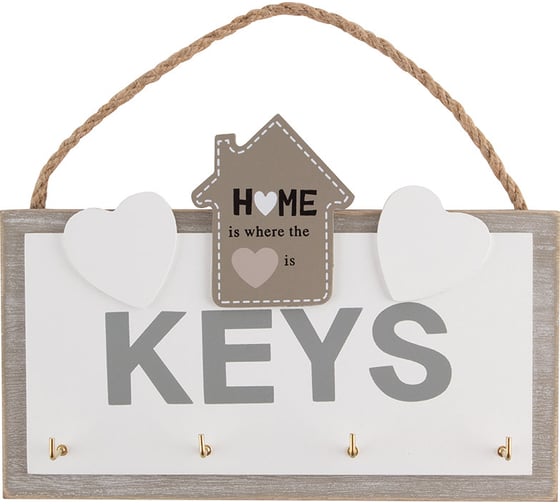 Изображение товара Ключница с подвесом Волшебная страна 4 крючка 005846