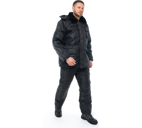 Изображение товара Зимний костюм СПРУТ Охранника черный, р. 52-54/104-108, рост 170-176, 100755