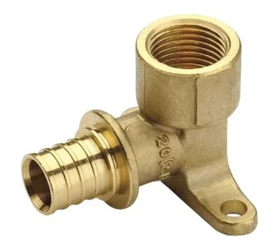 Изображение товара Угольник прямой переходной настенный с внутренней резьбой Hoobs удлиненный, 16x2.2-G1/2", 10 шт HB-PEXTW-162212